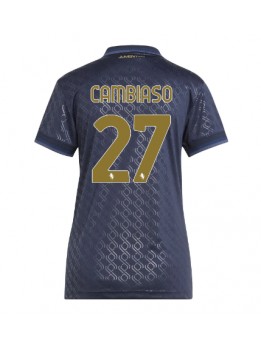 Juventus Andrea Cambiaso #27 Replika Tredje Kläder Dam 2024-25 Kortärmad